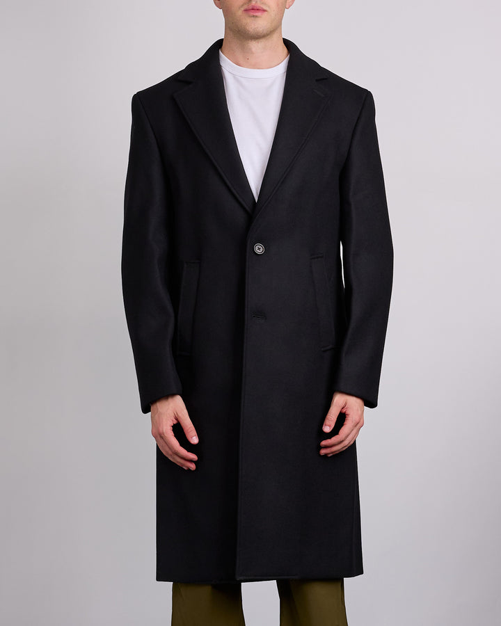 Reigning Champ Wool Cashmere Maestro Coat Black
