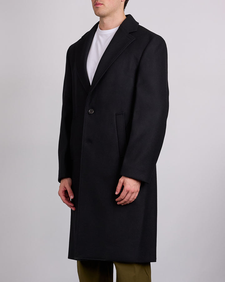 Reigning Champ Wool Cashmere Maestro Coat Black