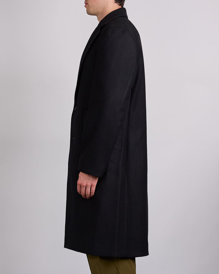 Reigning Champ Wool Cashmere Maestro Coat Black