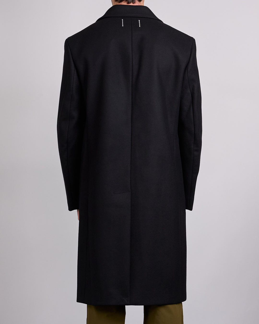 Reigning Champ Wool Cashmere Maestro Coat Black
