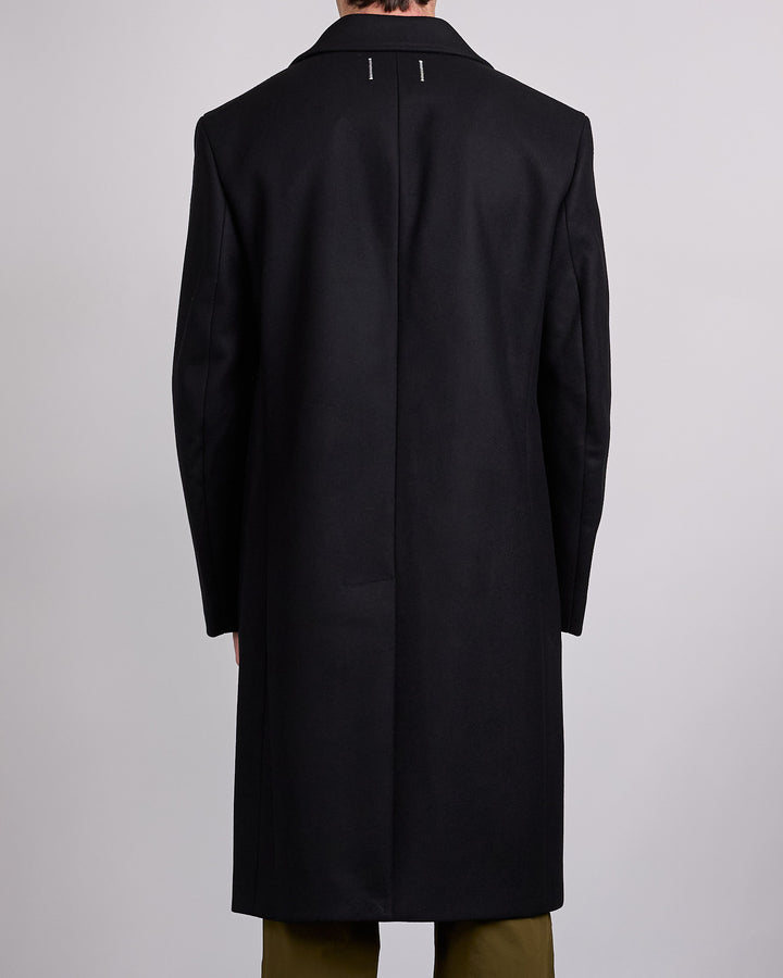 Reigning Champ Wool Cashmere Maestro Coat Black