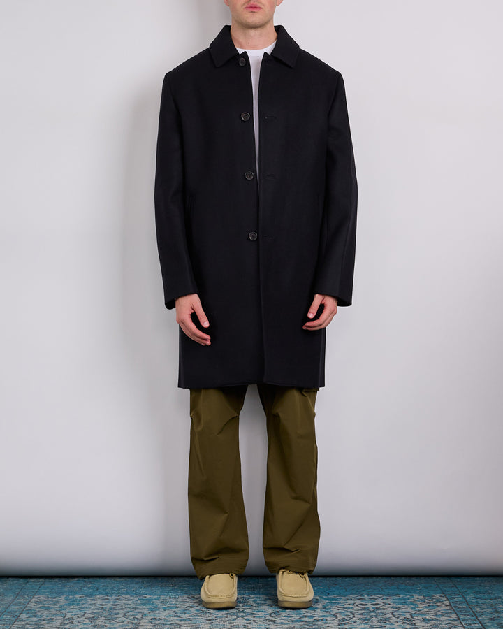 Reigning Champ Wool Scout Coat Black