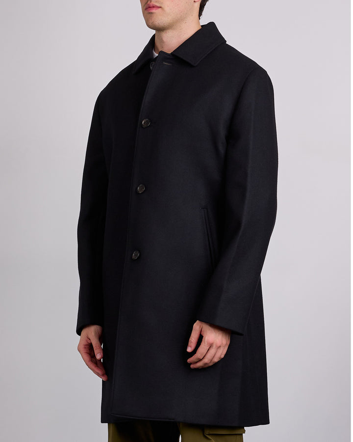 Reigning Champ Wool Scout Coat Black