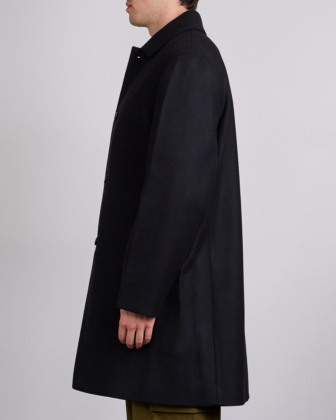 Reigning Champ Wool Scout Coat Black