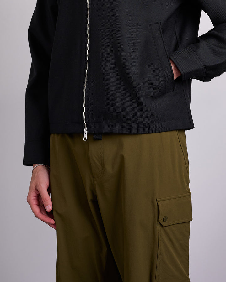 Reigning Champ Wool Venue Zip Jacket Black