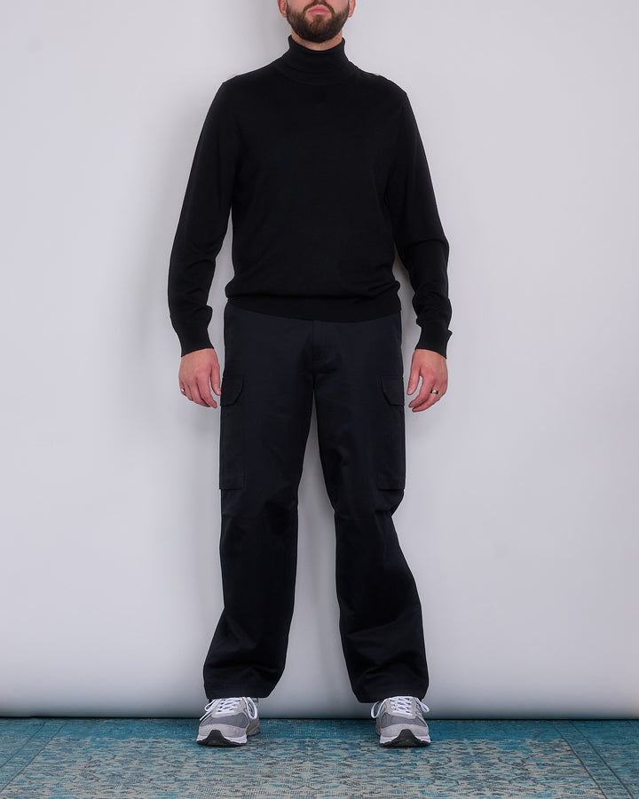 Reigning Champ Woven Cotton Keeper Cargo Pant Black