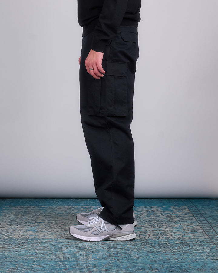 Reigning Champ Woven Cotton Keeper Cargo Pant Black