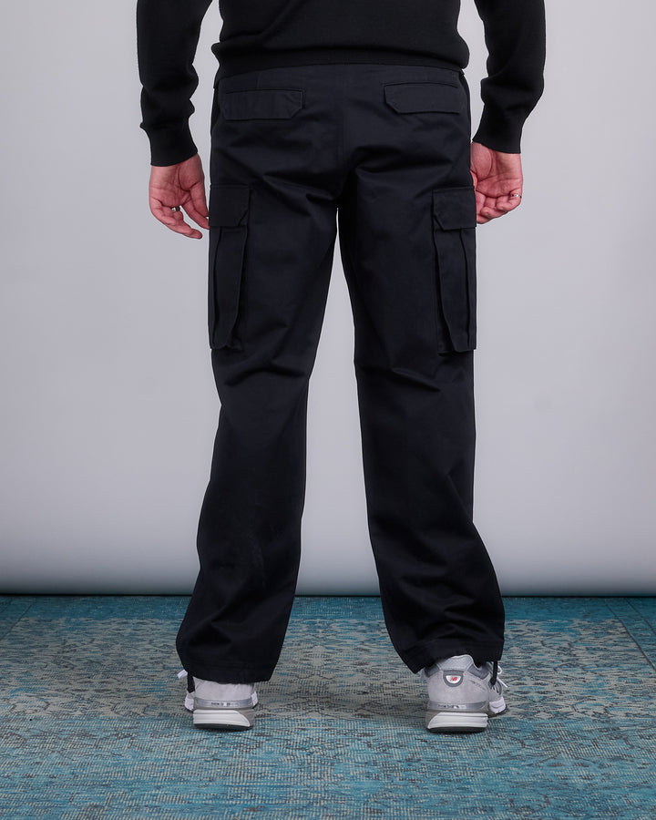 Reigning Champ Woven Cotton Keeper Cargo Pant Black