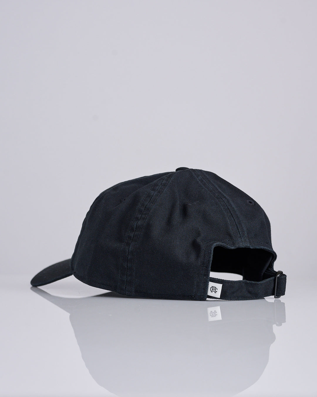 Reigning Champ Woven Low Pro Strapback Cap Washed Black