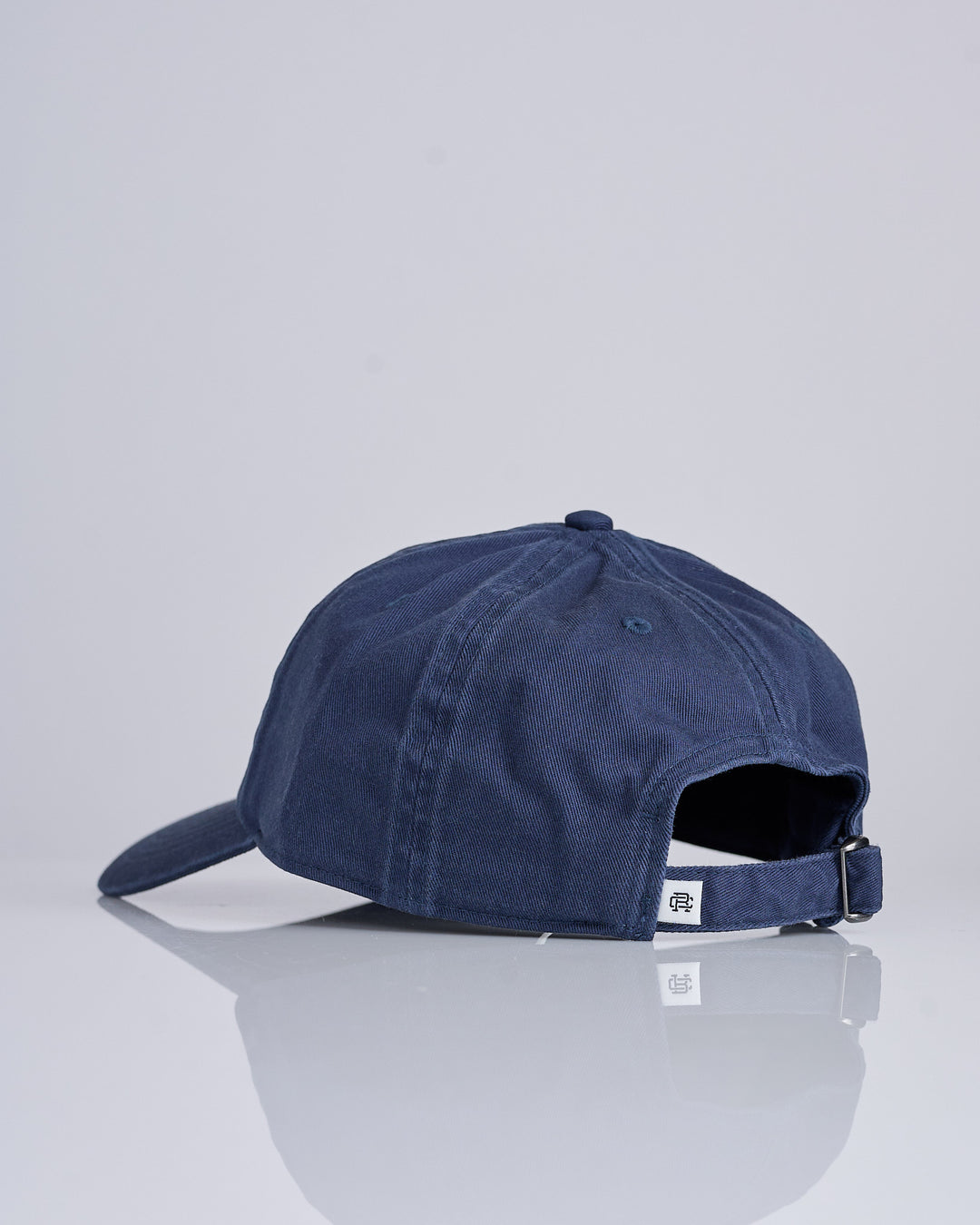 Reigning Champ Woven Low Pro Strapback Cap Washed Navy