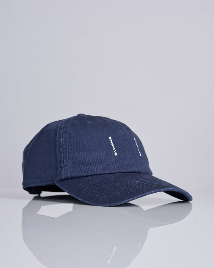 Reigning Champ Woven Low Pro Strapback Cap Washed Navy