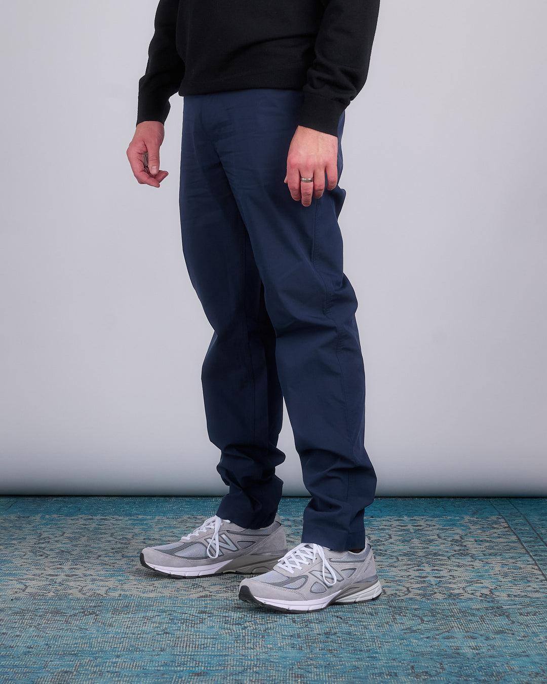 Reigning Champ Woven Solotex Cotton Freshman Pant Navy