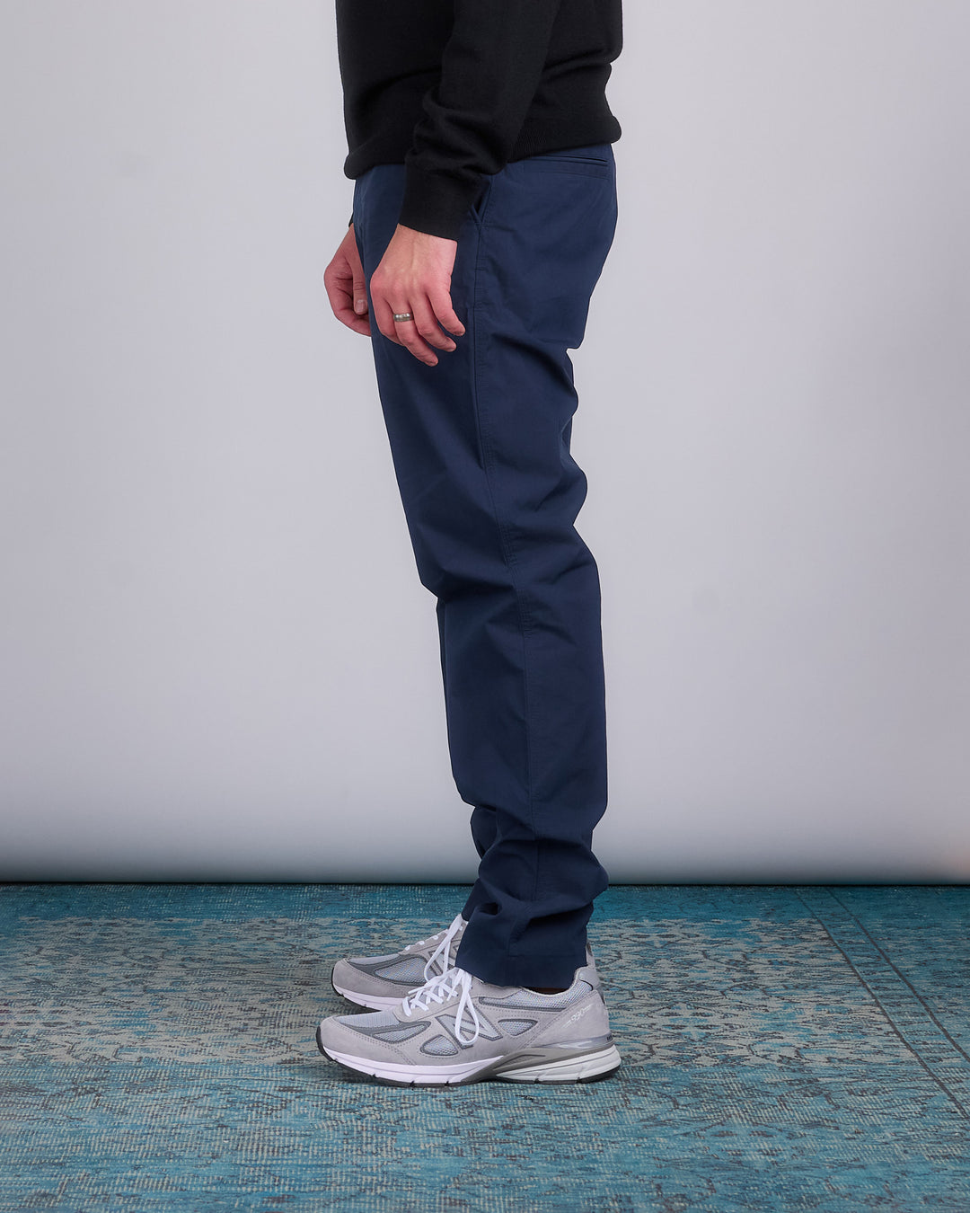 Reigning Champ Woven Solotex Cotton Freshman Pant Navy