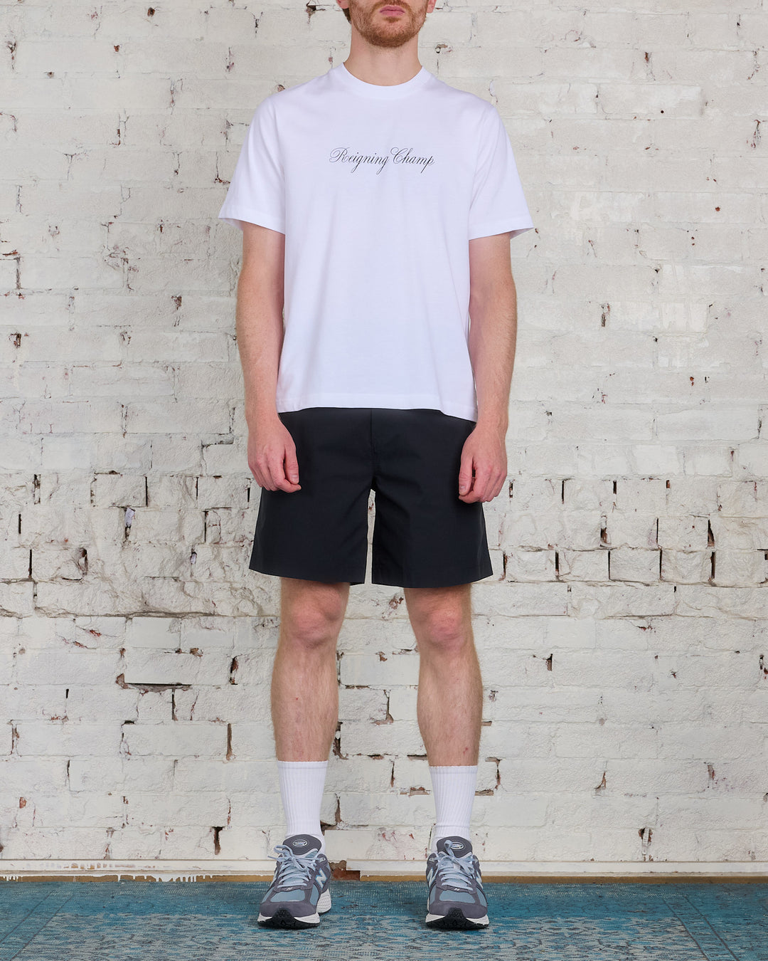 Reigning Champ Woven Solotex Cotton Ivy Short Black