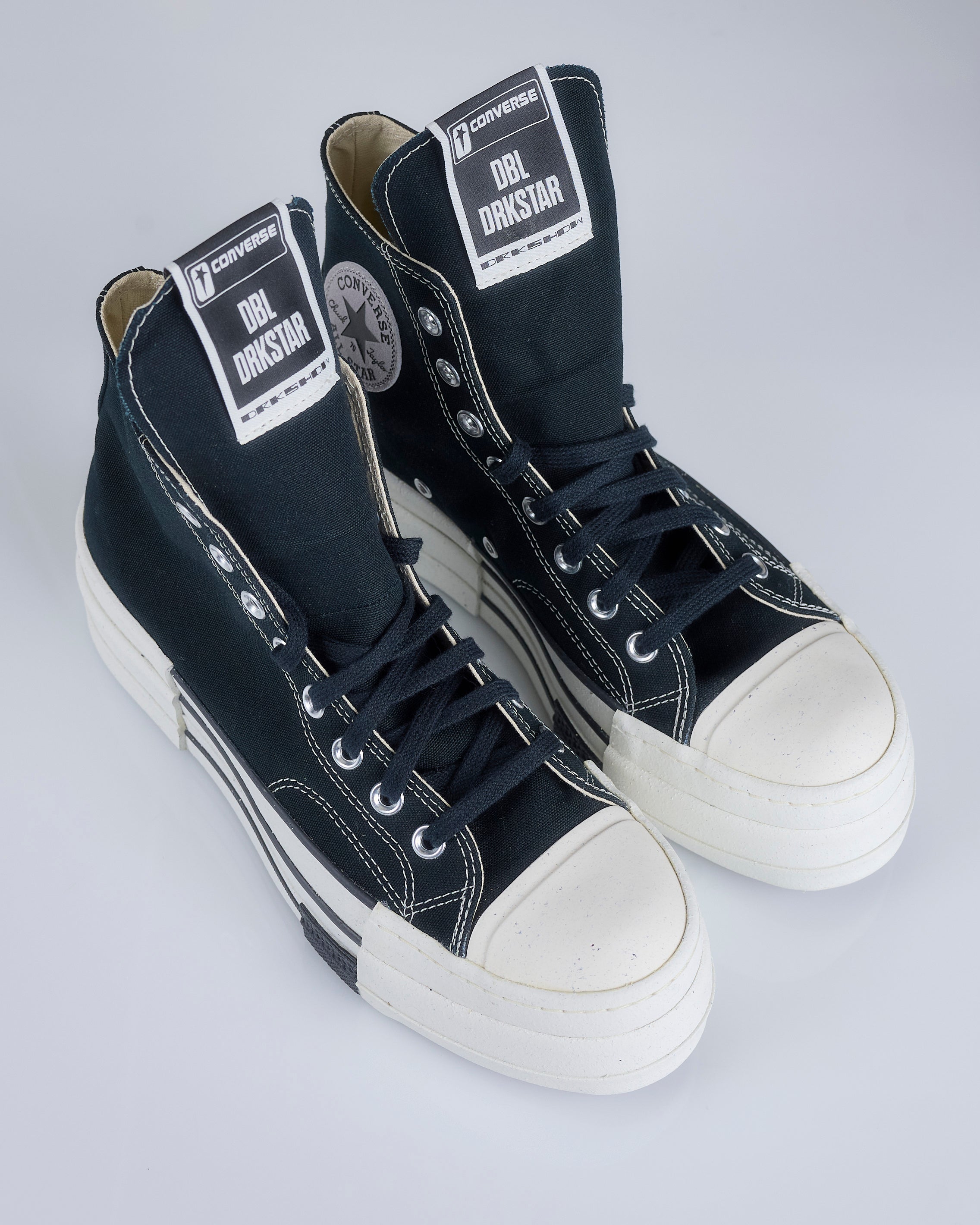 Rick Owens DRKSHDW Converse Dbl Drkstar Hi Black