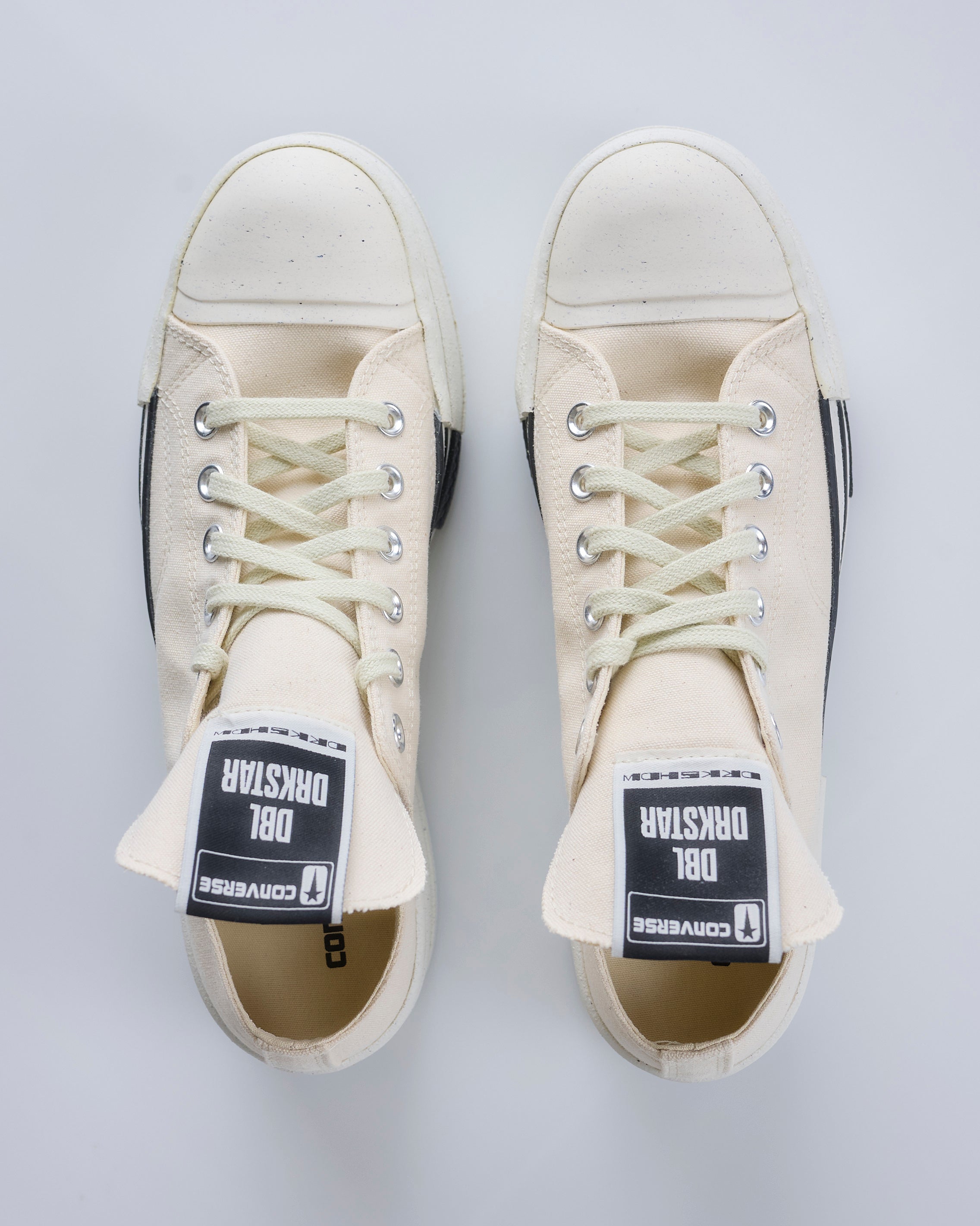 Rick Owens DRKSHDW Converse Dbl Drkstar Ox Natural – LESS 17