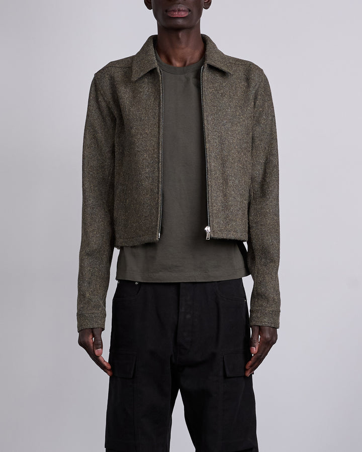 Rick Owens Alice Brad Jacket Rugged Wool Bosco