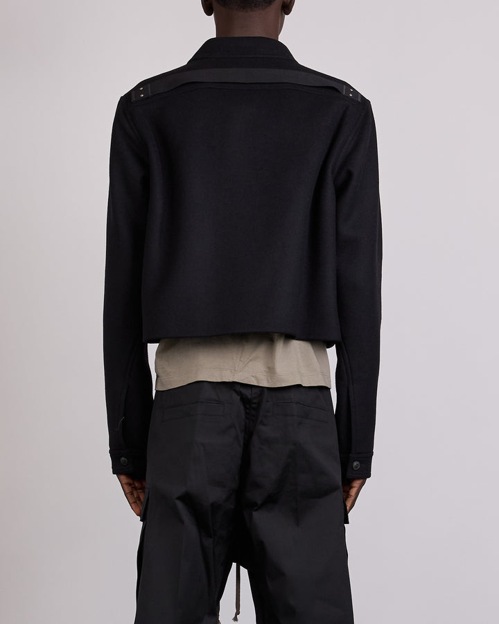 Rick Owens Alice Brad Jacket Wool Melton Black