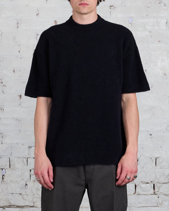 Rick Owens Alpaca Tommy Kit Sweater Black