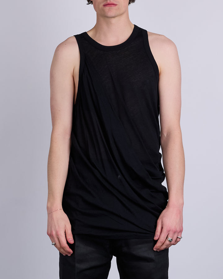 Rick Owens Anthem Tank Unstable Cotton Black