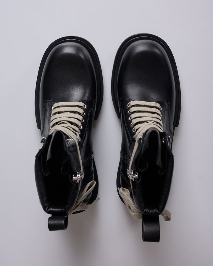 Rick Owens Army Gabe Boot LOO Leather Black