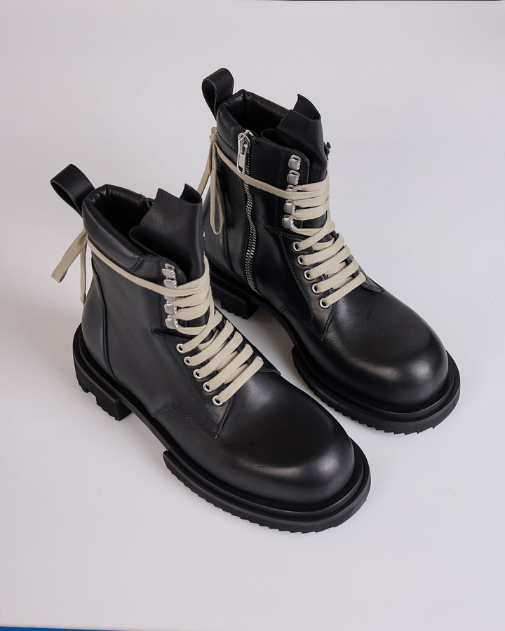 Rick Owens Army Gabe Boot LOO Leather Black