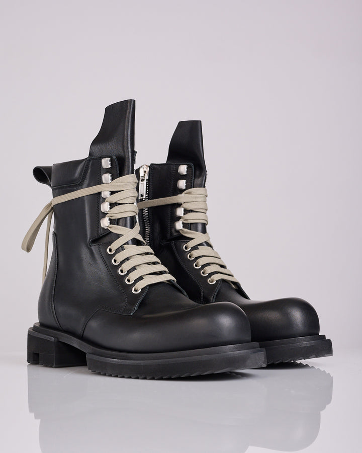 Rick Owens Army Gabe Boot LOO Leather Black