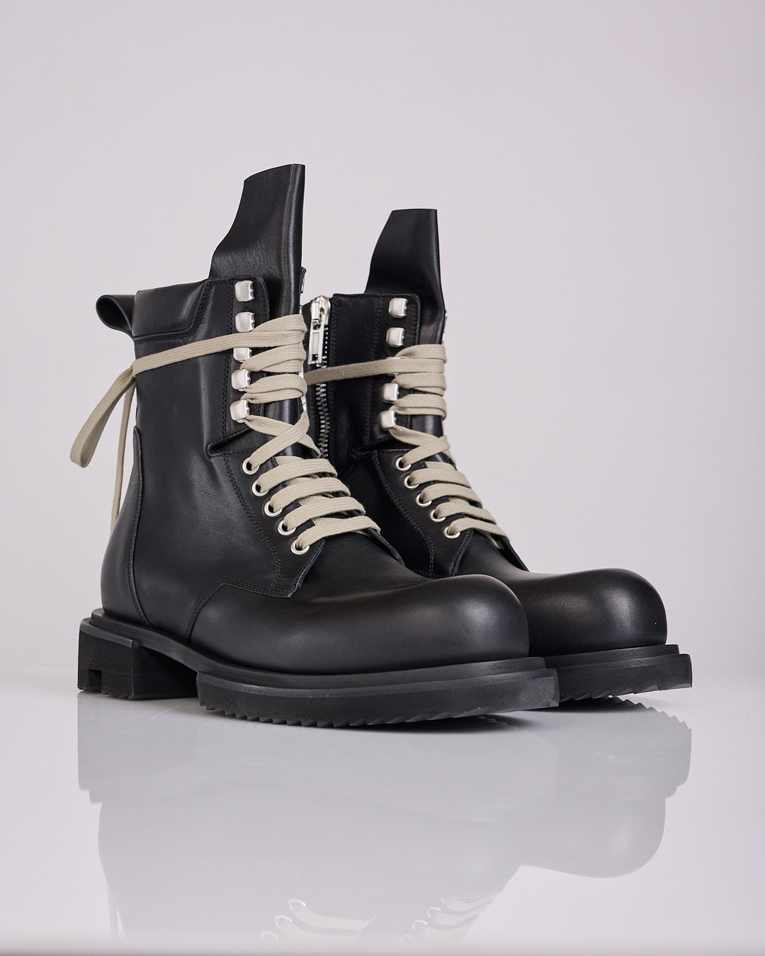 Rick Owens Army Gabe Boot LOO Leather Black