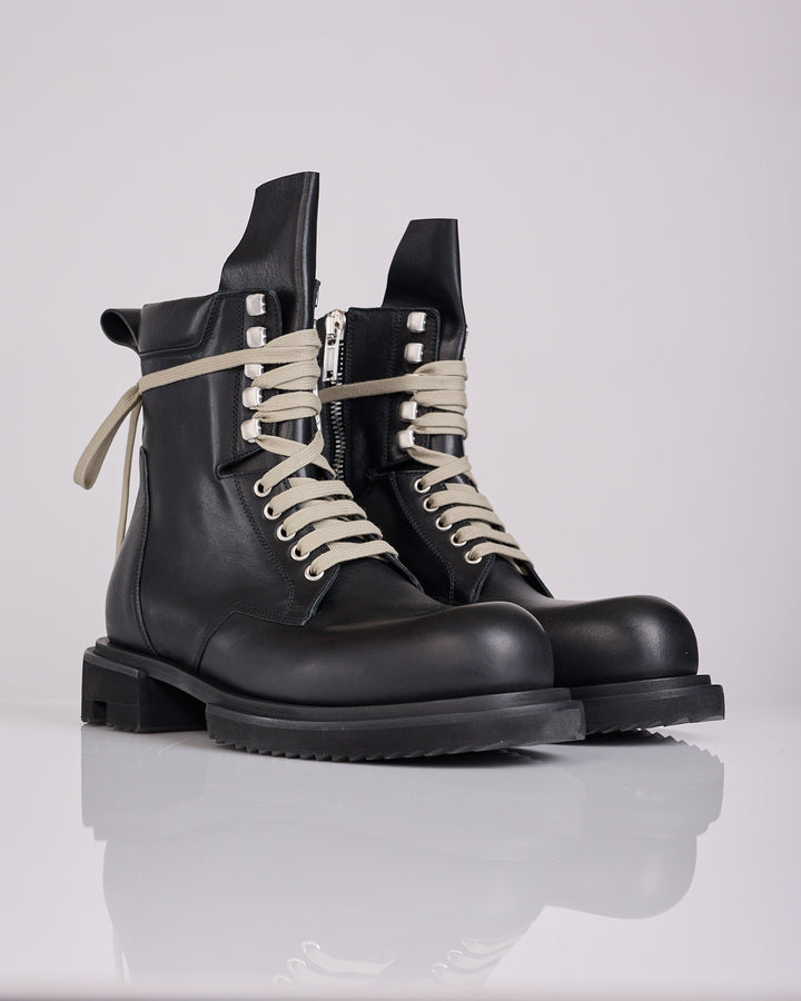 Rick Owens Army Gabe Boot LOO Leather Black