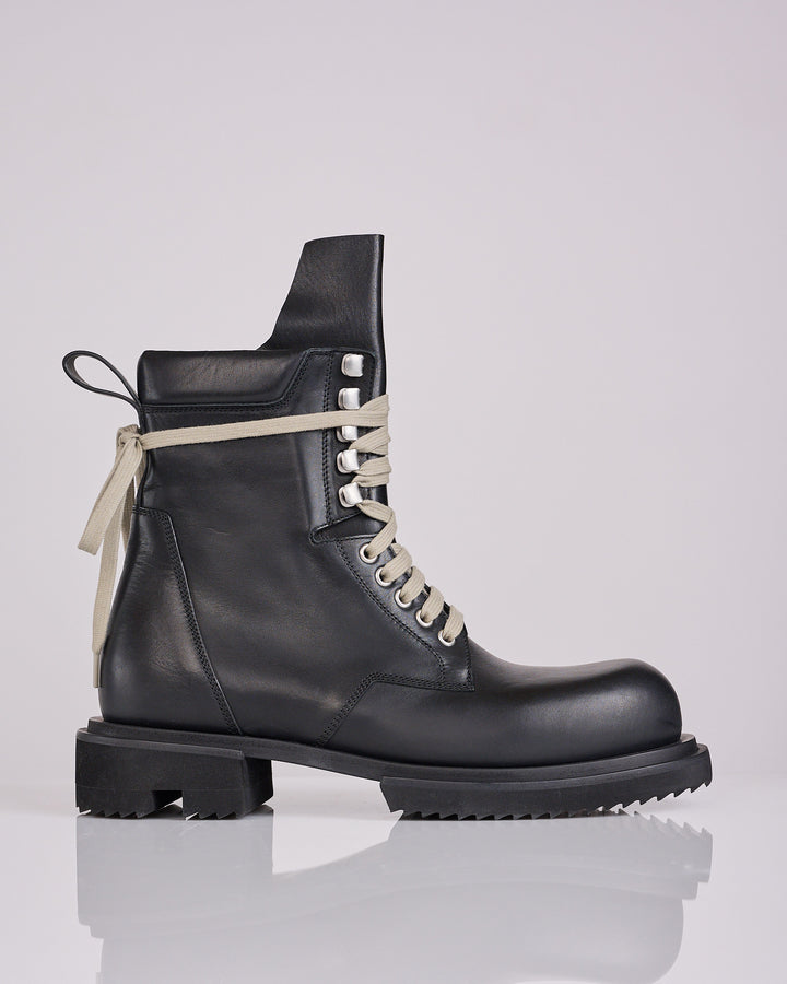 Rick Owens Army Gabe Boot LOO Leather Black