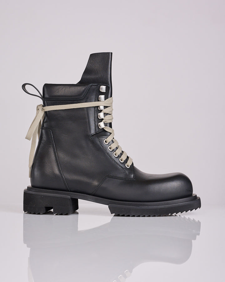 Rick Owens Army Gabe Boot LOO Leather Black