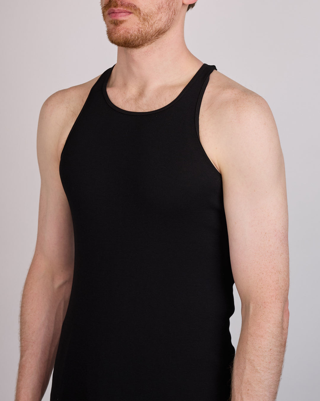 Rick Owens Basic Rib Tank Classic Jersey Black