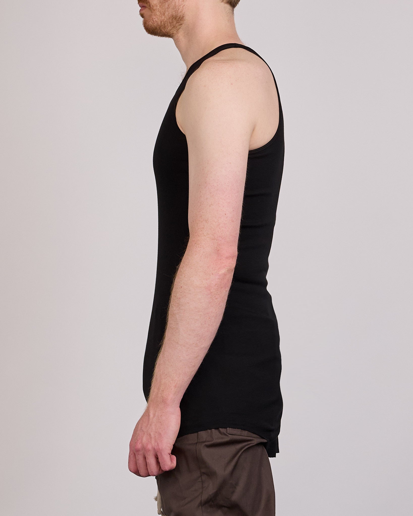 Rick Owens Basic Rib Tank Classic Jersey Black – LESS 17