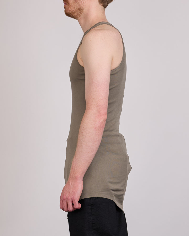 Rick Owens Basic Rib Tank Classic Jersey DrkPearl