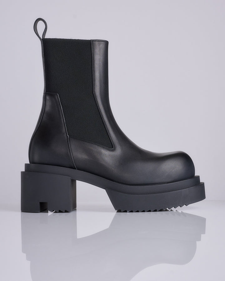 Rick Owens Beatle Bogun Boot Full Grain Black