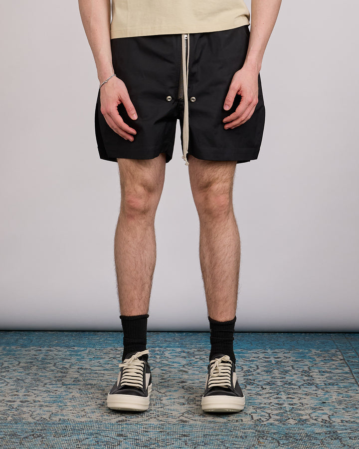 Rick Owens Bela Boxer Short TE Stretch Poplin Black