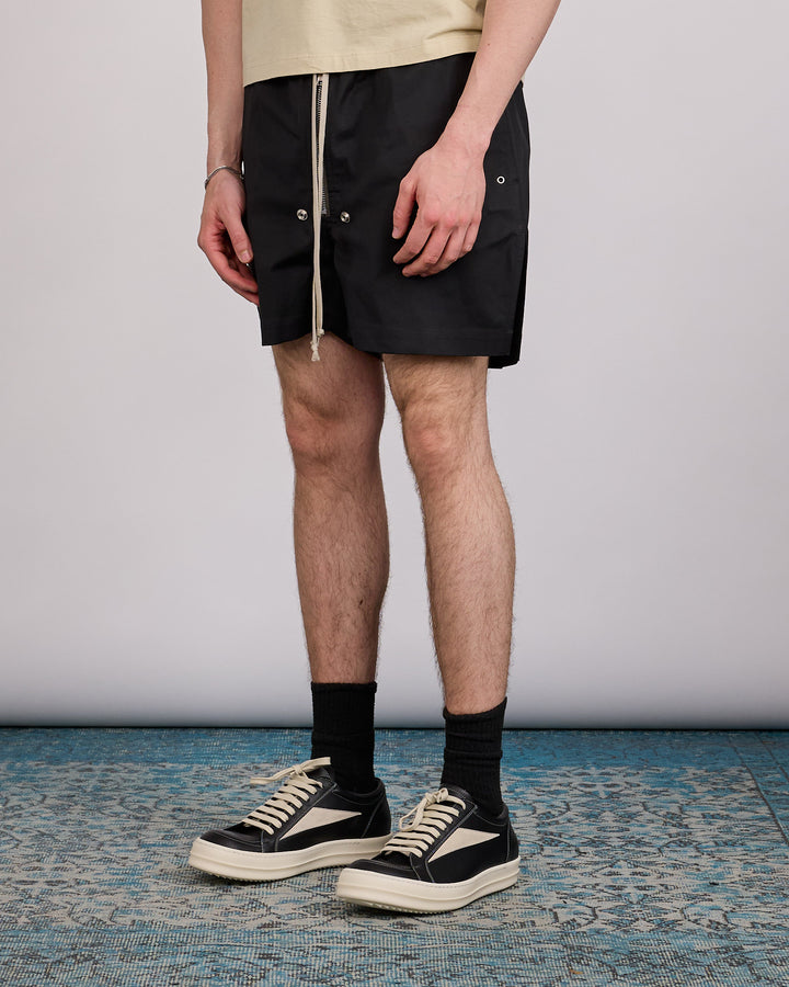 Rick Owens Bela Boxer Short TE Stretch Poplin Black