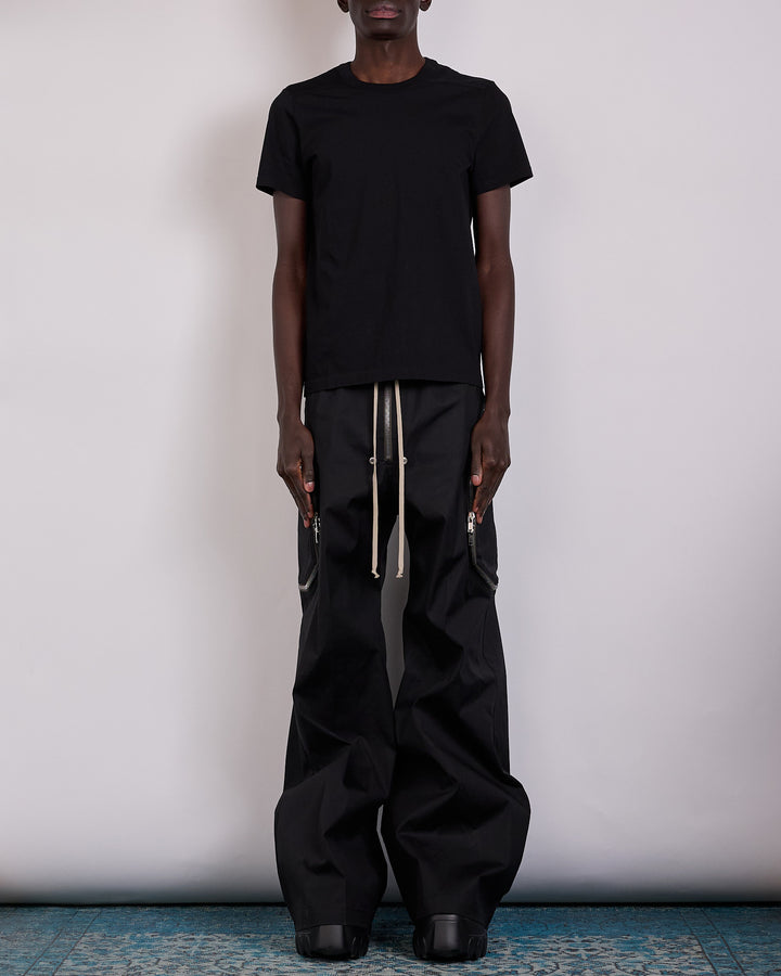 Rick Owens Blixa Bela Cargo Pant TE Stretch Poplin Black