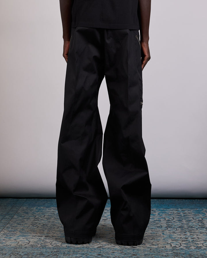 Rick Owens Blixa Bela Cargo Pant TE Stretch Poplin Black