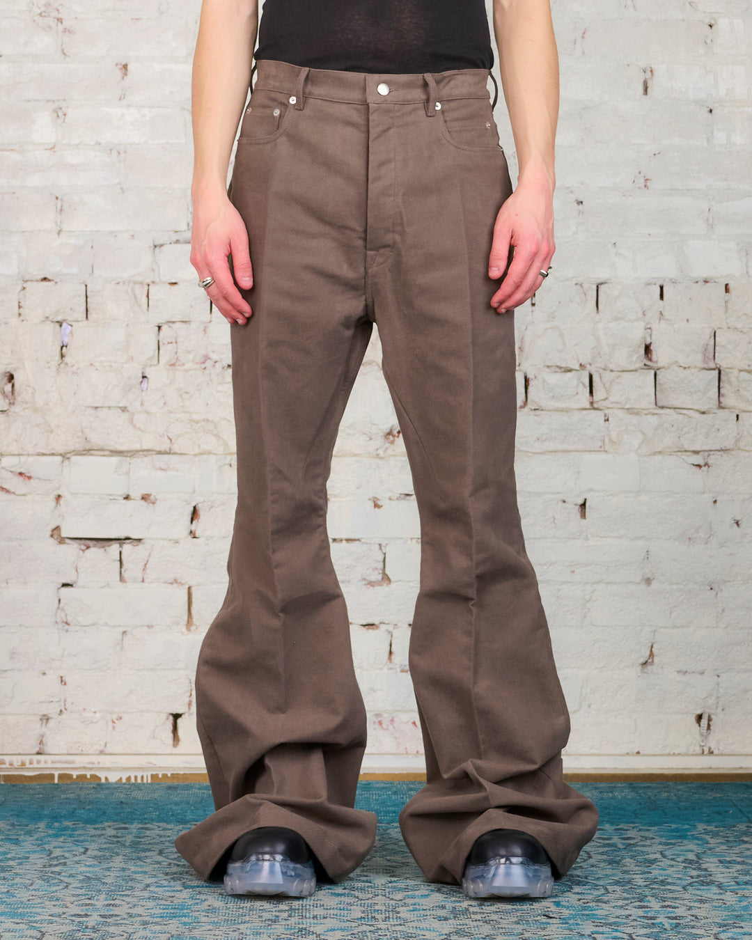 Rick Owens Bolan Bootcut Pant Brushed Heavy Twill Dust