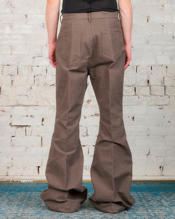 Rick Owens Bolan Bootcut Pant Brushed Heavy Twill Dust