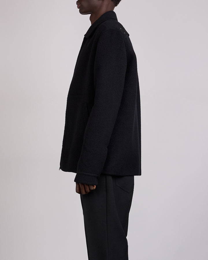 Rick Owens Brad Jacket Double Cashmere Black