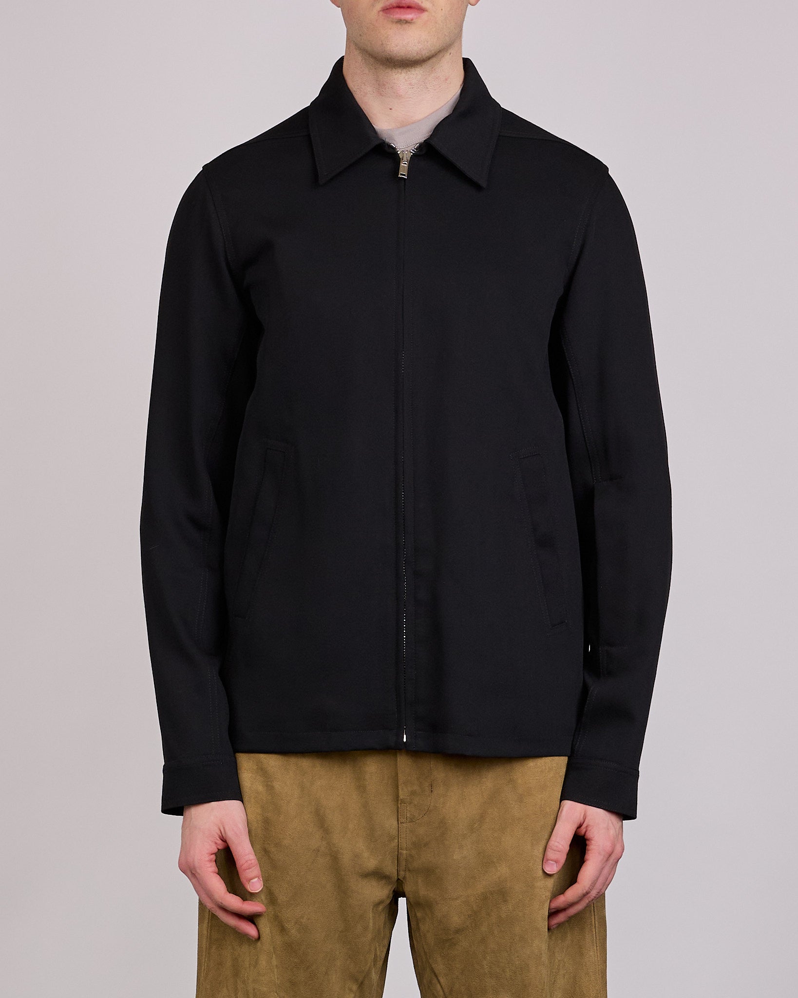 Rick Owens Brad Jacket Twisted Wool Black – LESS 17