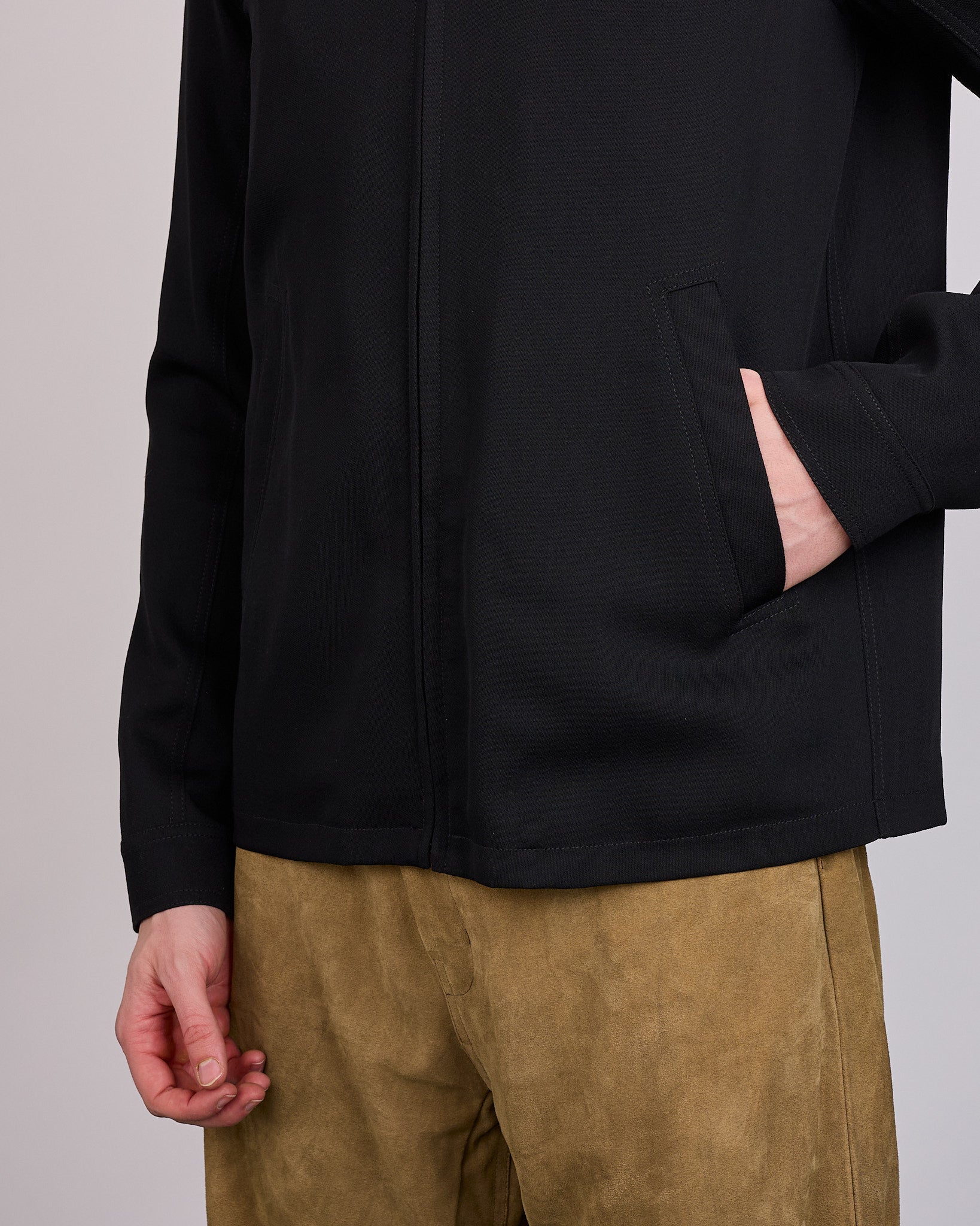 Rick Owens Brad Jacket Twisted Wool Black – LESS 17