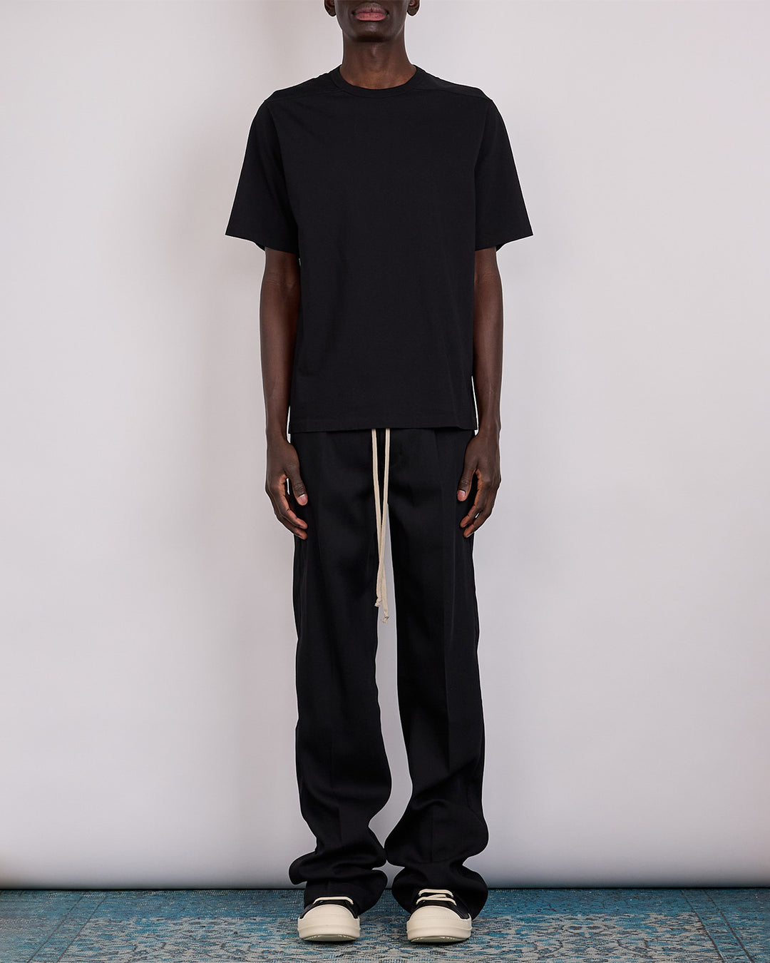 Rick Owens Brad T-Shirt JA Classic Jersey Black
