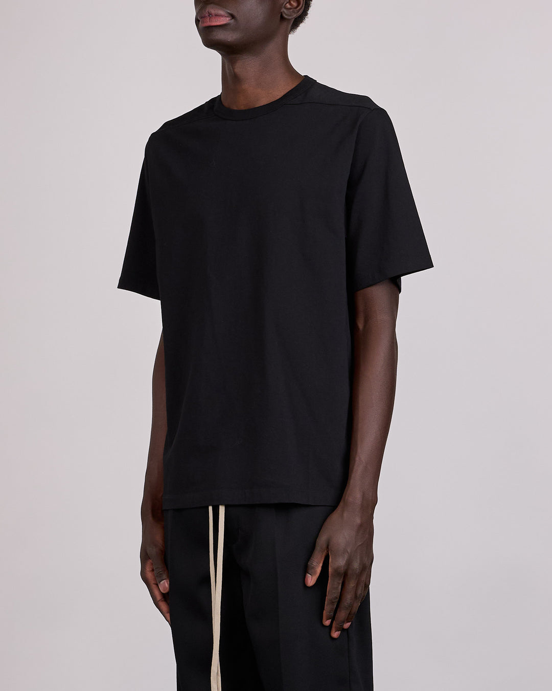 Rick Owens Brad T-Shirt JA Classic Jersey Black