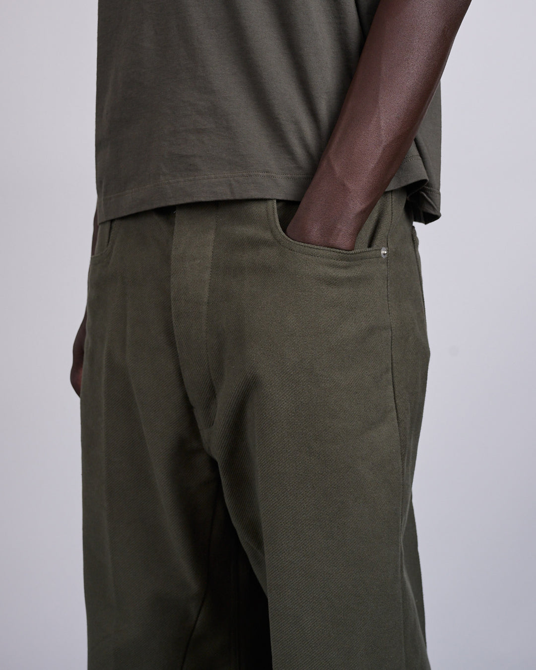 Rick Owens Brushed Heavy Twill Geth Jean Bosco