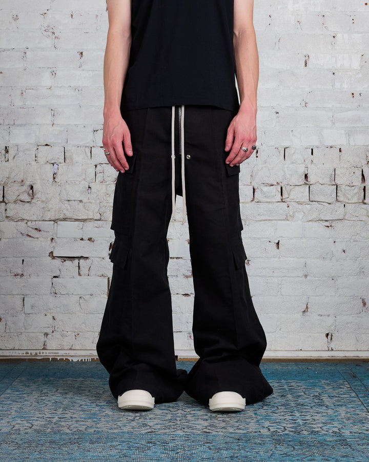 Rick Owens CargoBelas Pant Brushed Heavy Twill Black