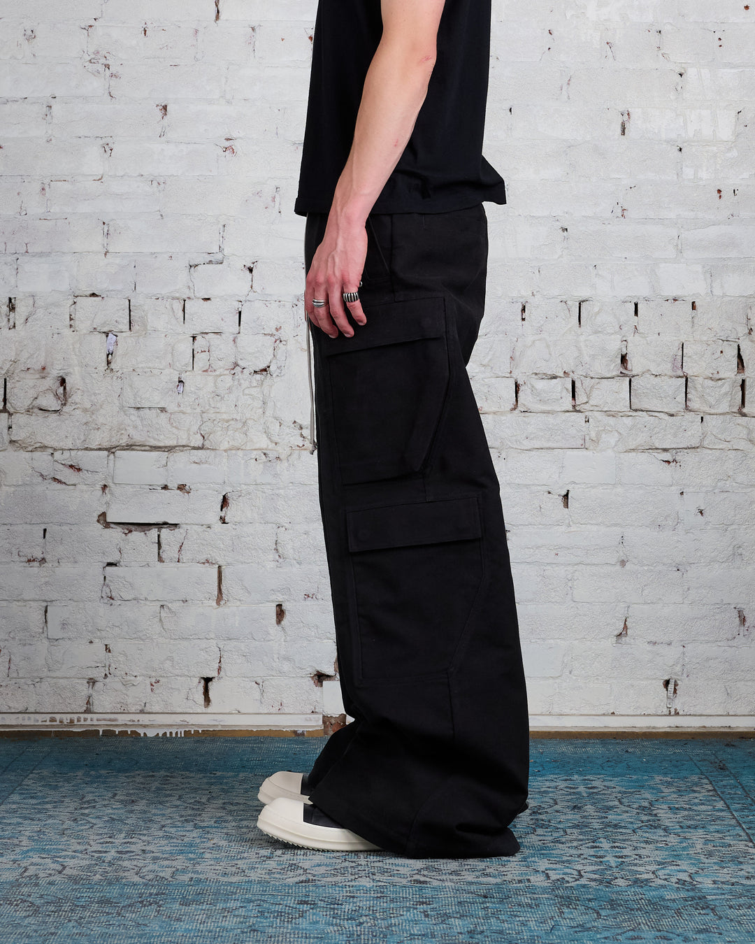 Rick Owens CargoBelas Pant Brushed Heavy Twill Black