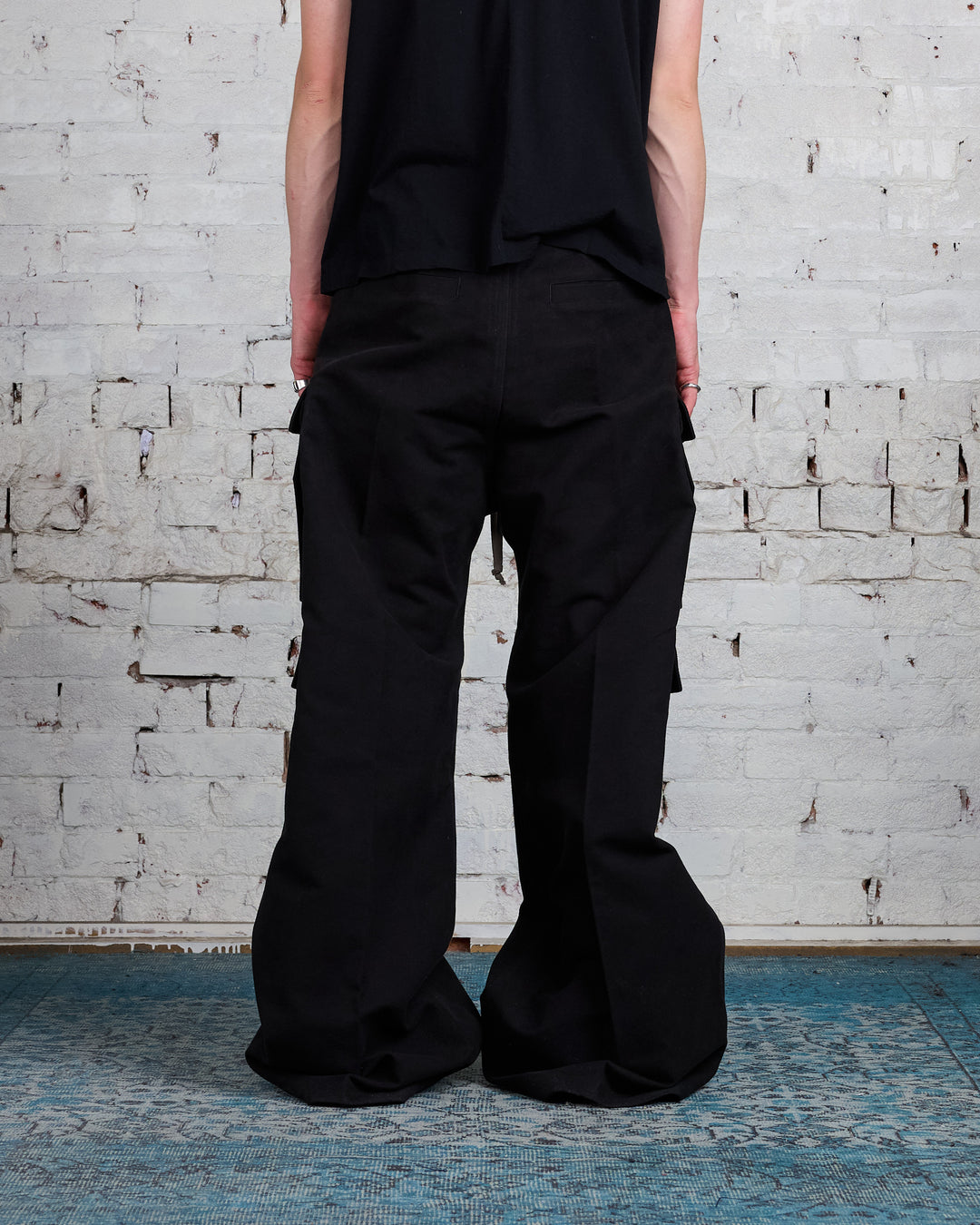 Rick Owens CargoBelas Pant Brushed Heavy Twill Black